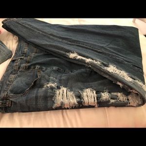 Lane Bryant Boyfriend distressed jeans size 20 R